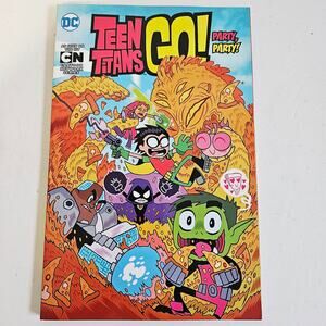 Cartoon Network DC Teen Titans Go! Party Party Comic Book Pizza Monster Villain